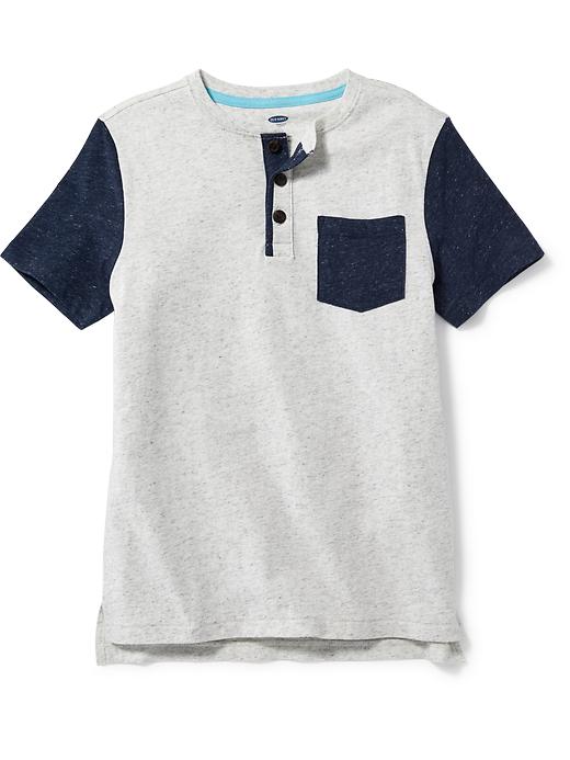 View large product image 1 of 1. Pocket Henley For Boys