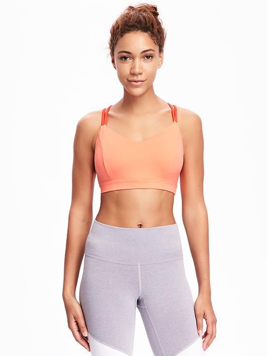 View large product image 1 of 2. Go-Dry Light Support Cami Sports Bra for Women