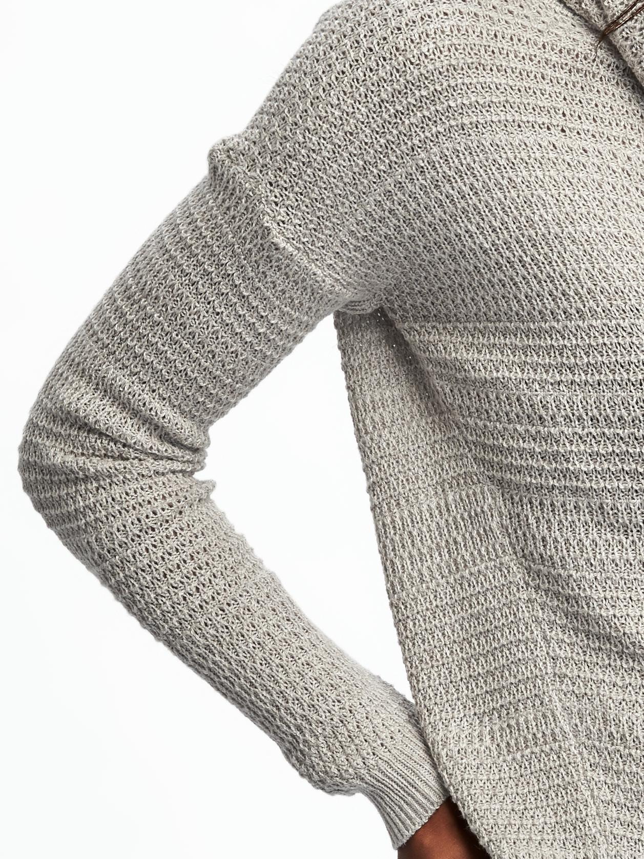 Textured Waffle-Knit Cowl-Neck Sweater for Women, Old Navy