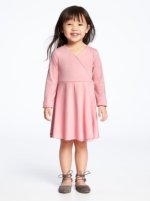 View large product image 1 of 1. Fit & Flare Tie-Waist Dress for Toddler Girls