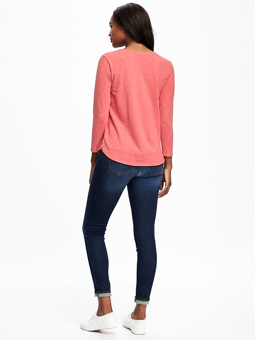 Image number 2 showing, Relaxed Lace-Up Top for Women