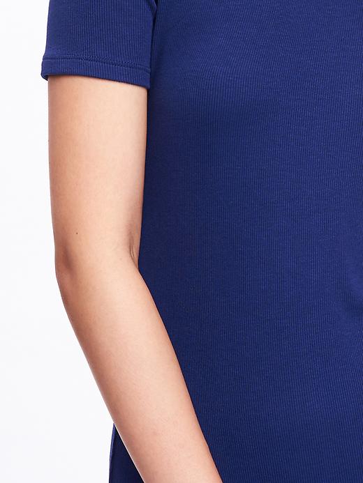 Image number 4 showing, Fitted Rib-Knit Midi for Women