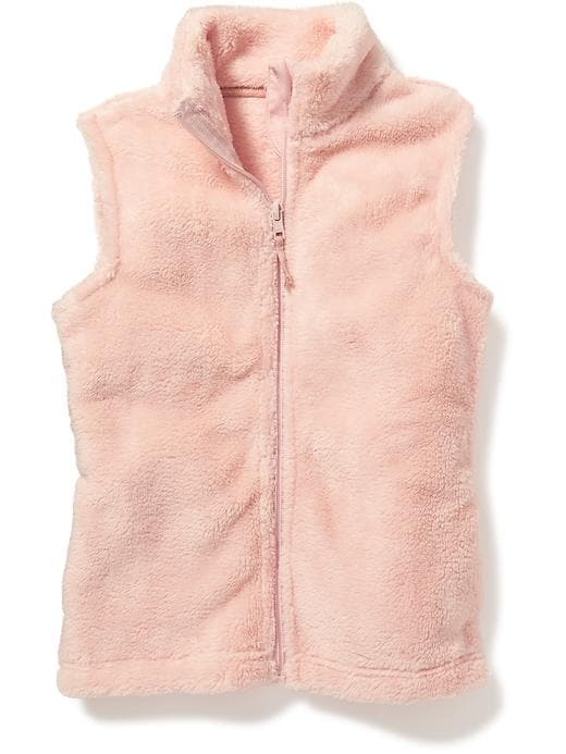 View large product image 1 of 1. Cozy Micro Fleece Vest for Girls