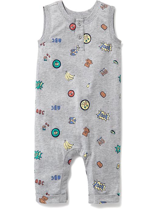 View large product image 1 of 1. Henley One-Piece for Baby