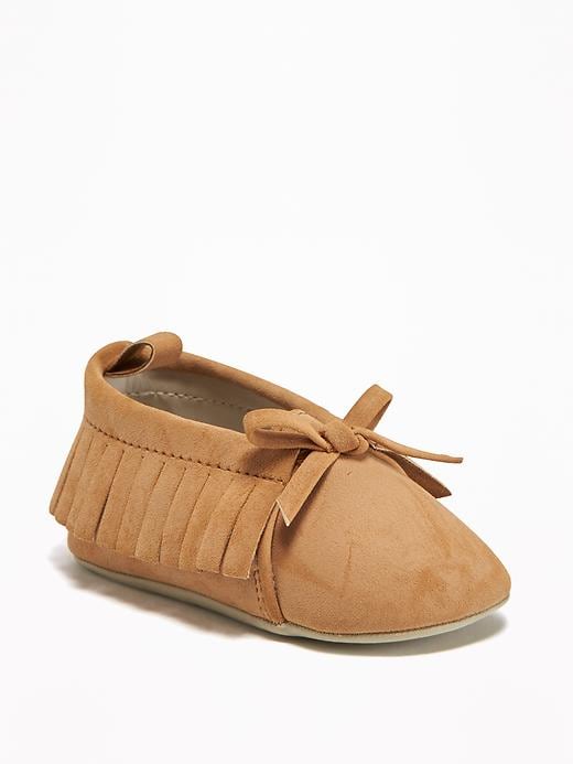 View large product image 1 of 1. Sueded Moccasins for Baby