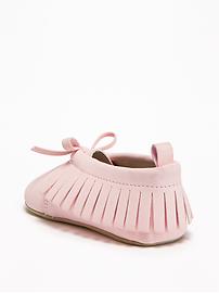 View large product image 3 of 4. Sueded Moccasins for Baby