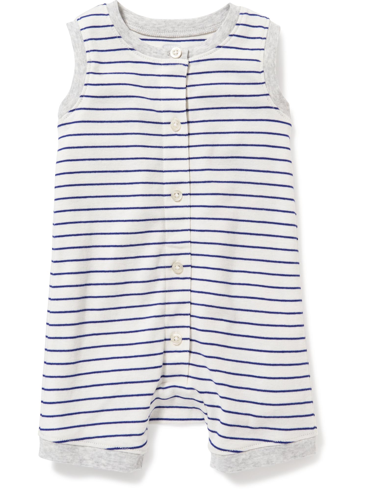 Striped ButtonFront OnePiece for Baby Old Navy