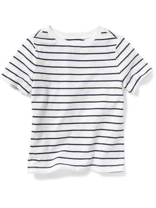 Striped Crew-Neck Tee for Toddler Boys | Old Navy