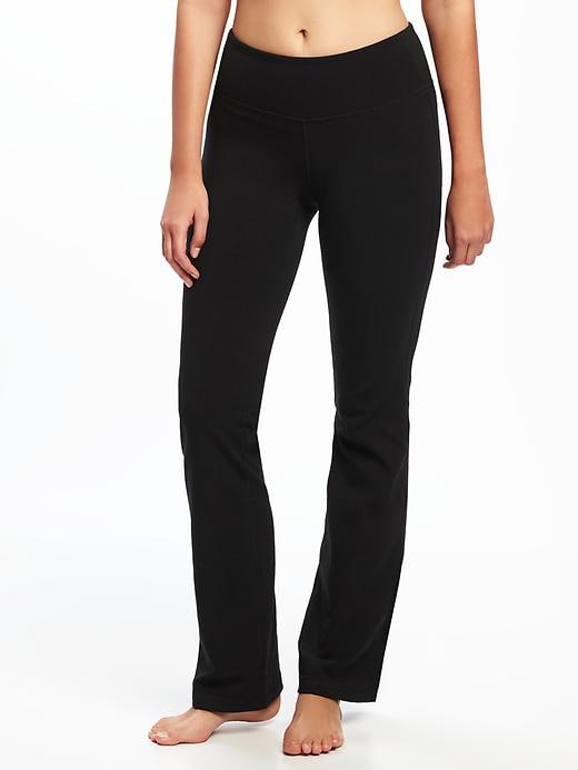 View large product image 1 of 2. Mid-Rise Yoga Boot-Cut Pants for Women