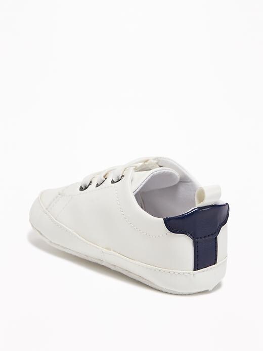 Image number 3 showing, Faux-Leather Sneakers for Baby
