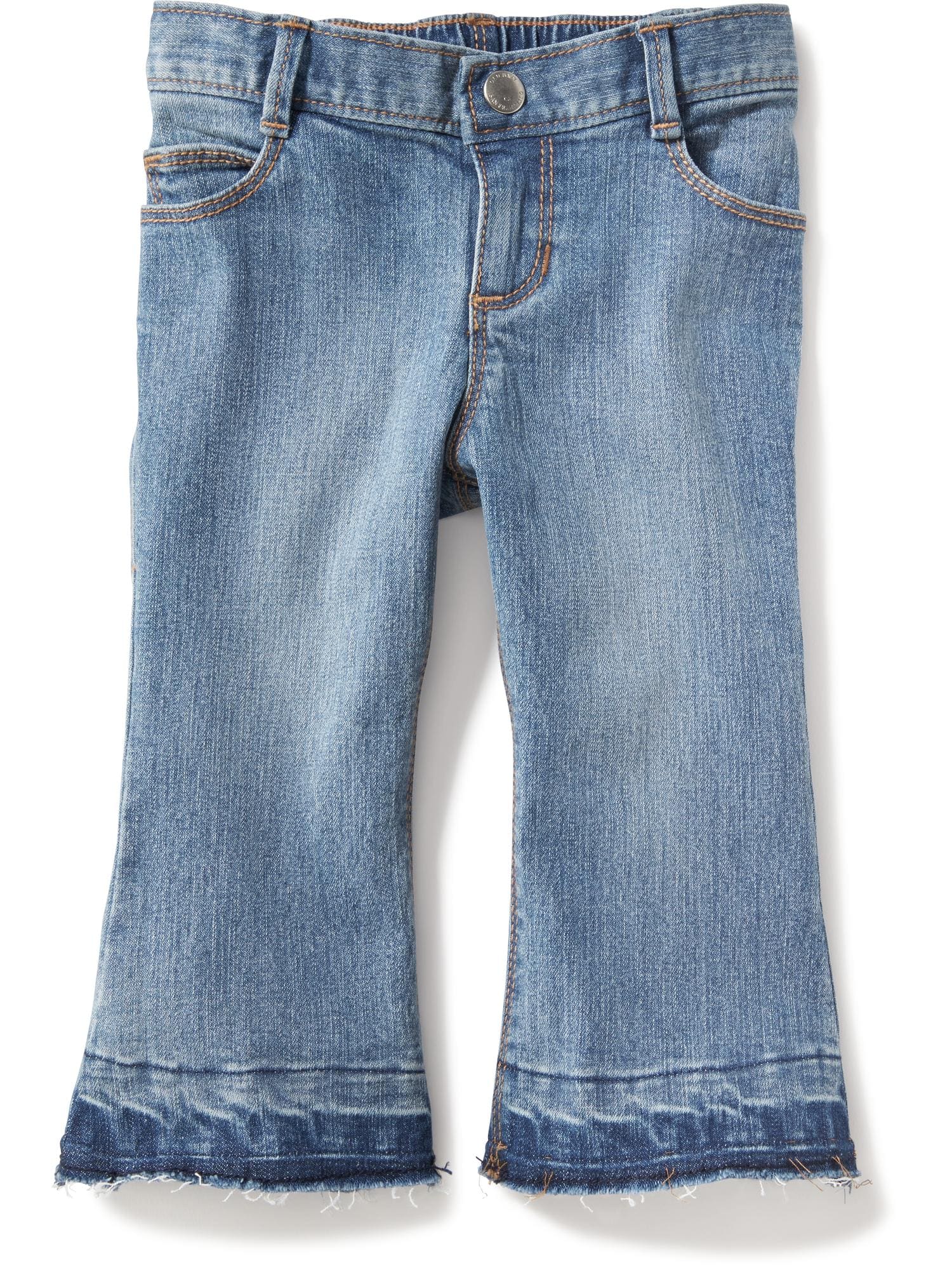 Cropped Kick-Flare Jeans for Toddler Girls | Old Navy