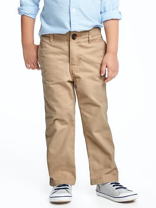 View large product image 1 of 2. Twill Uniform Khakis for Toddler Boys