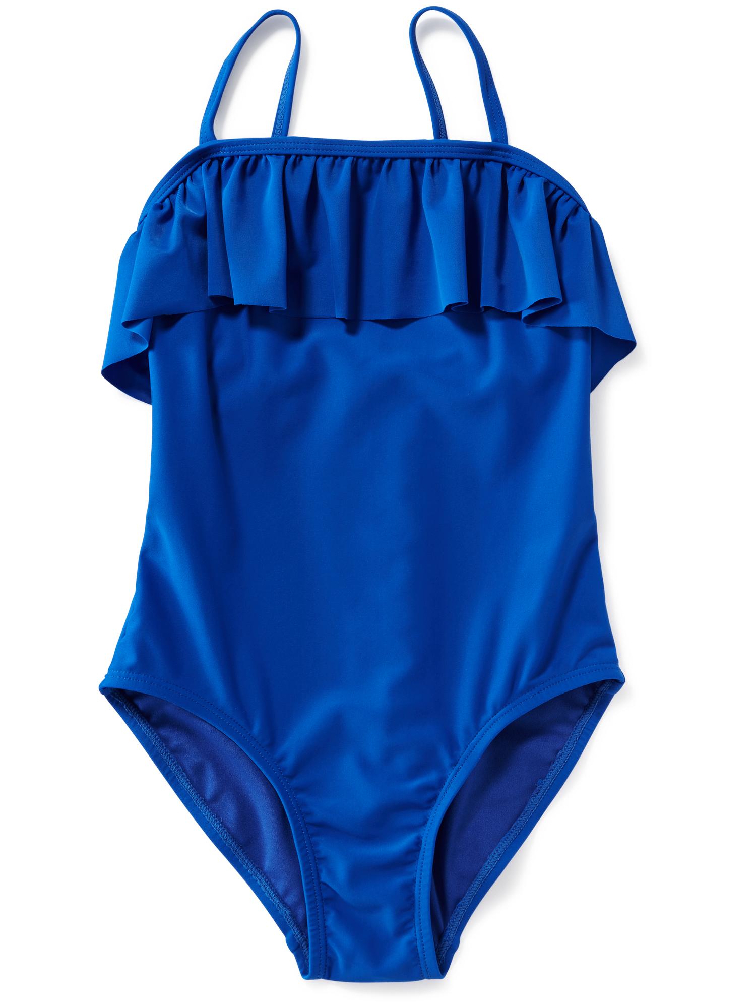 Ruffle-Trim Swimsuit for Girls | Old Navy