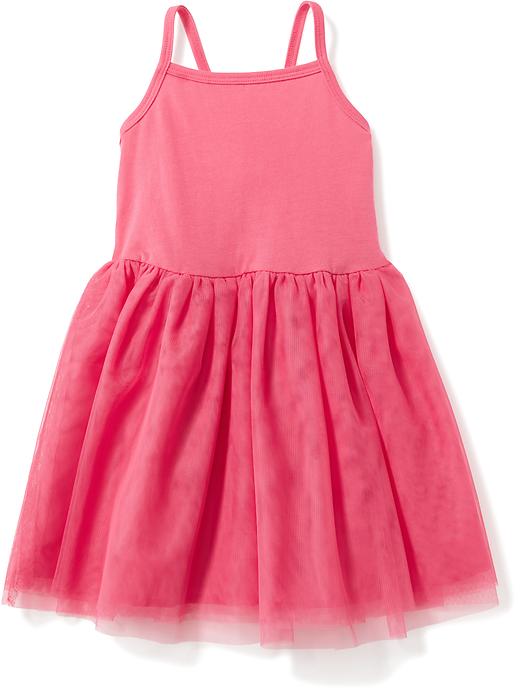 View large product image 2 of 2. Tutu Tank Dress for Toddler Girls