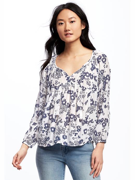 Patterned Swing Blouse for Women | Old Navy