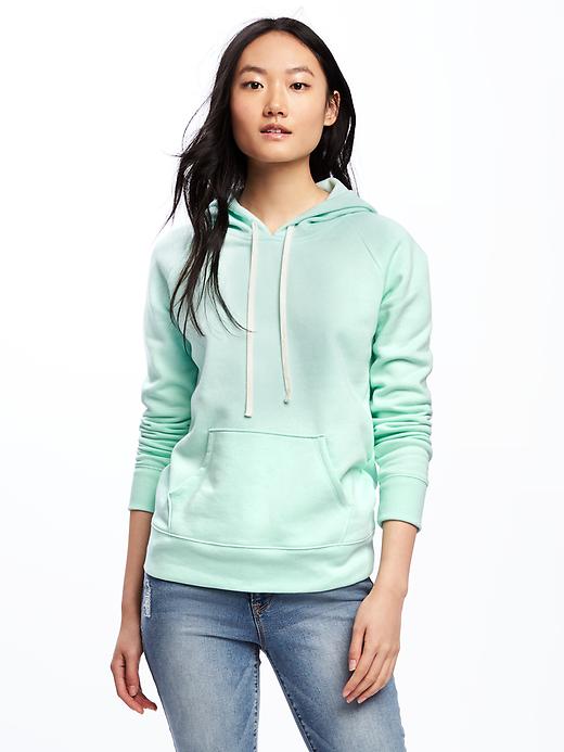Image number 1 showing, Relaxed Fleece Pullover Hoodie for Women