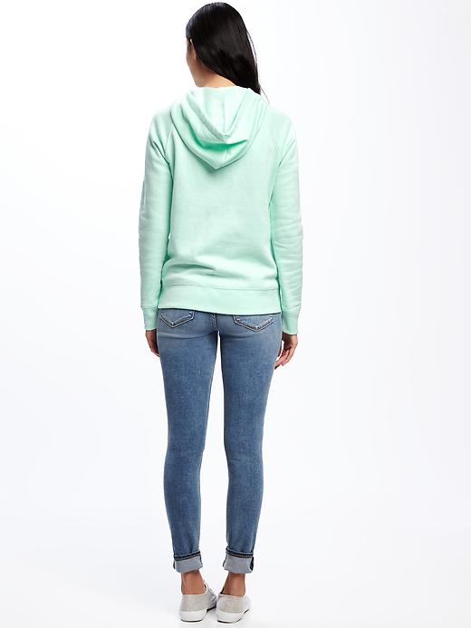 Image number 2 showing, Relaxed Fleece Pullover Hoodie for Women