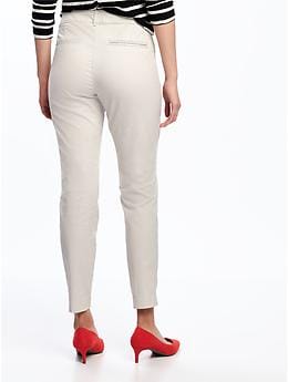 old navy mid rise pixie chinos