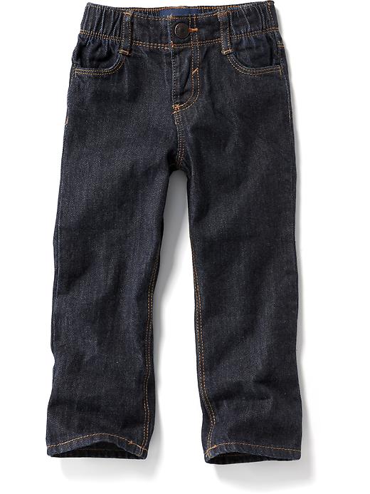 View large product image 2 of 2. Pull-On Jeans for Toddler Boys