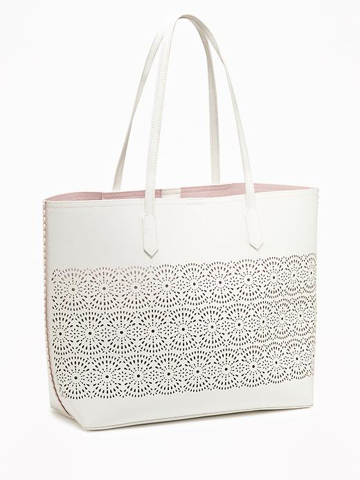 Laser-Cut Tote for Women | Old Navy