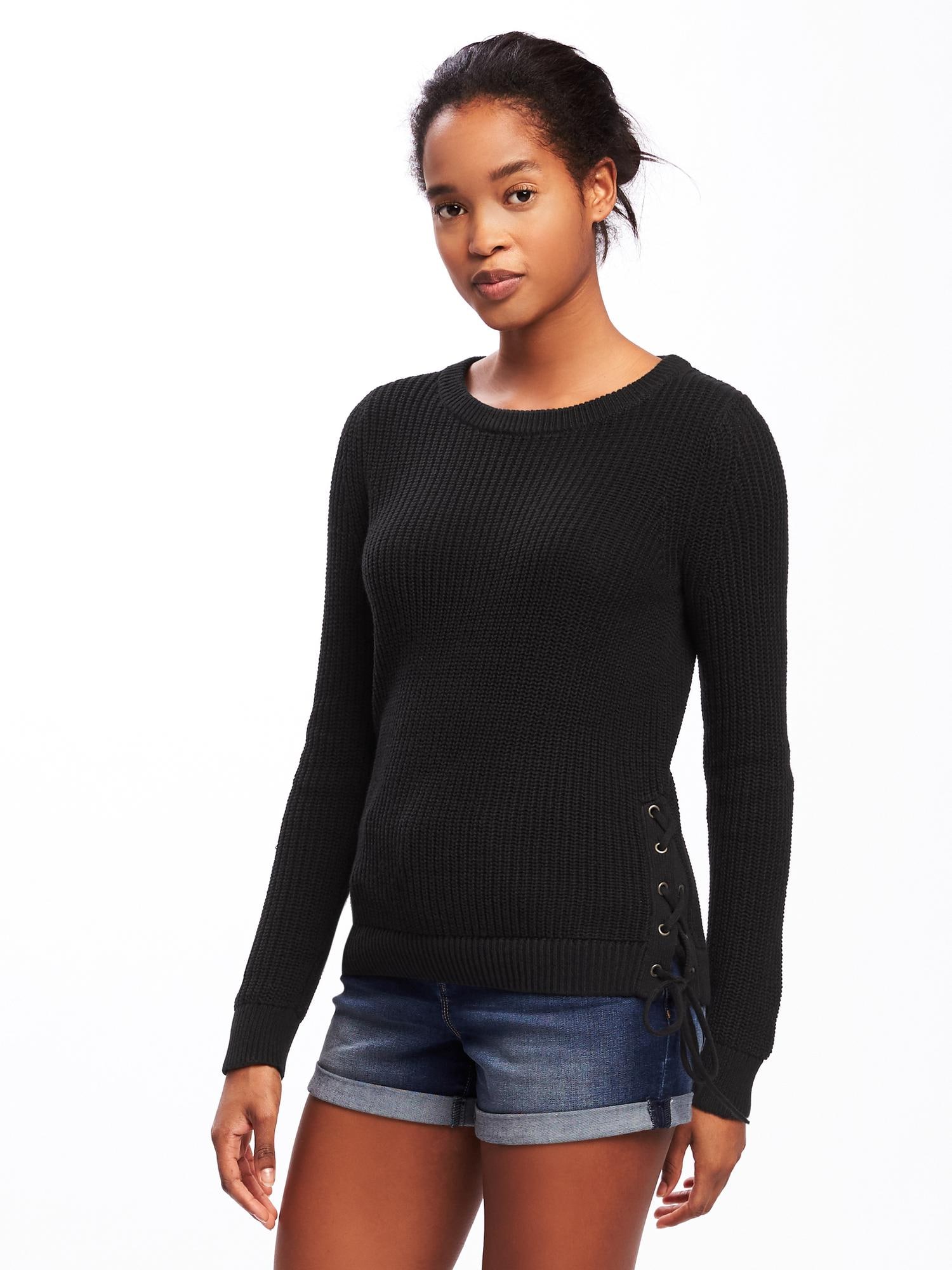 Old navy lace up cheap sweater