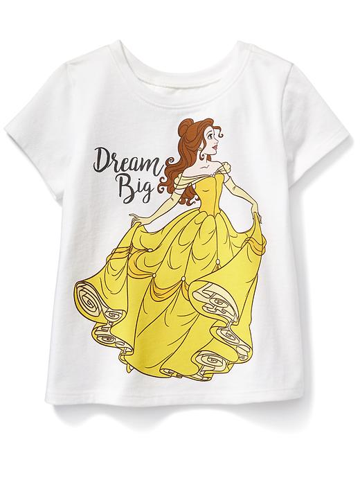 View large product image 1 of 1. Disney&#169 Beauty & the Beast "Dream Big" Tee for Toddler Girls
