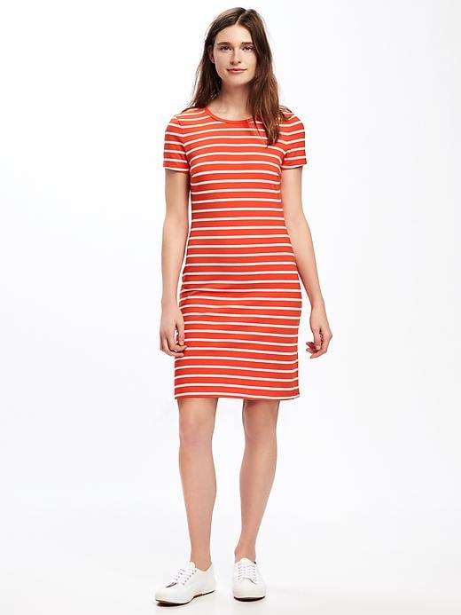Image number 1 showing, Crew-Neck Tee Dress for Women