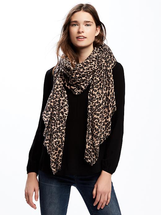 Printed Linear Scarf | Old Navy