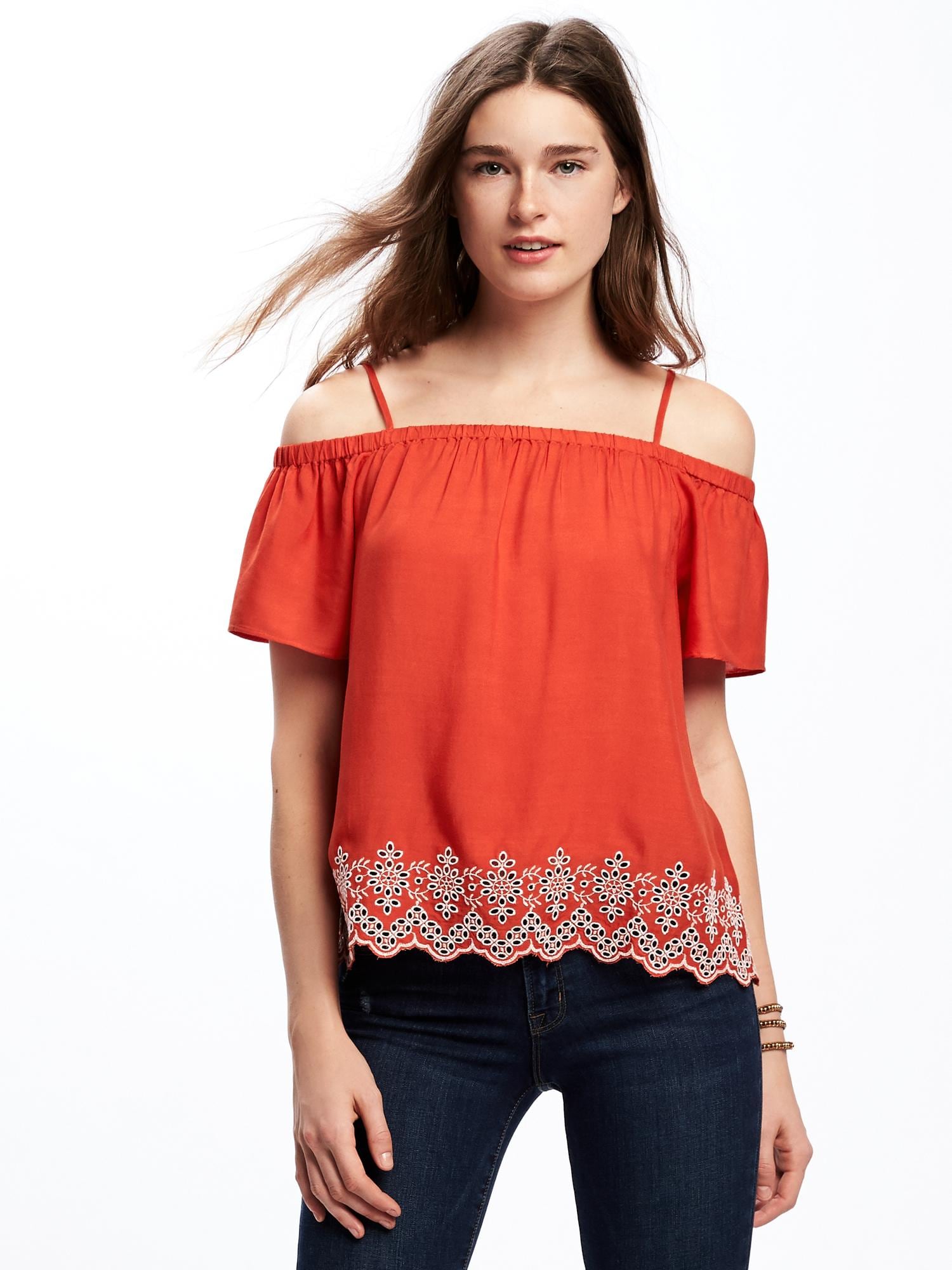 Off-the-Shoulder Swing Blouse for Women | Old Navy
