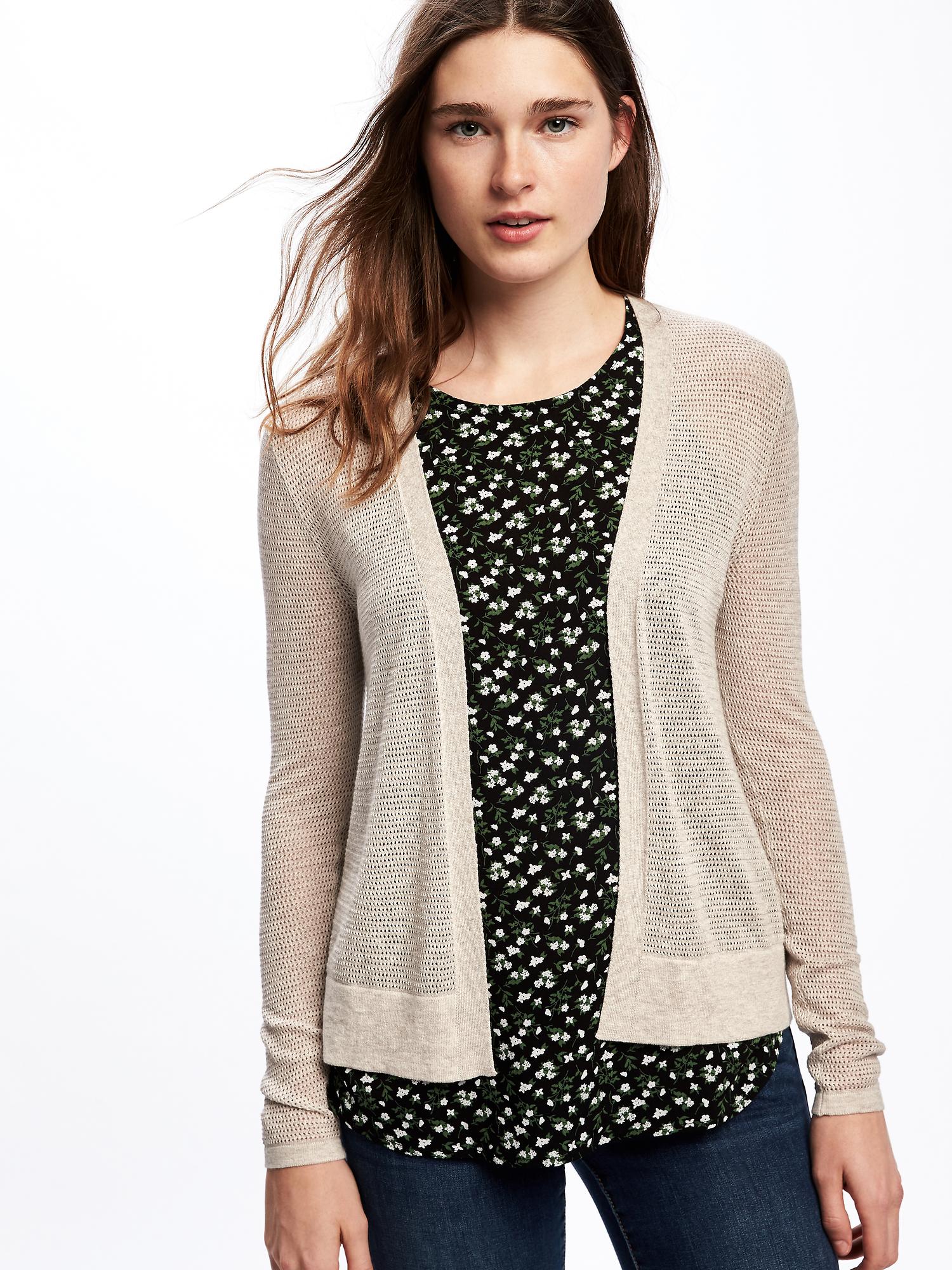 Textured Classic Open-Front Sweater for Women | Old Navy