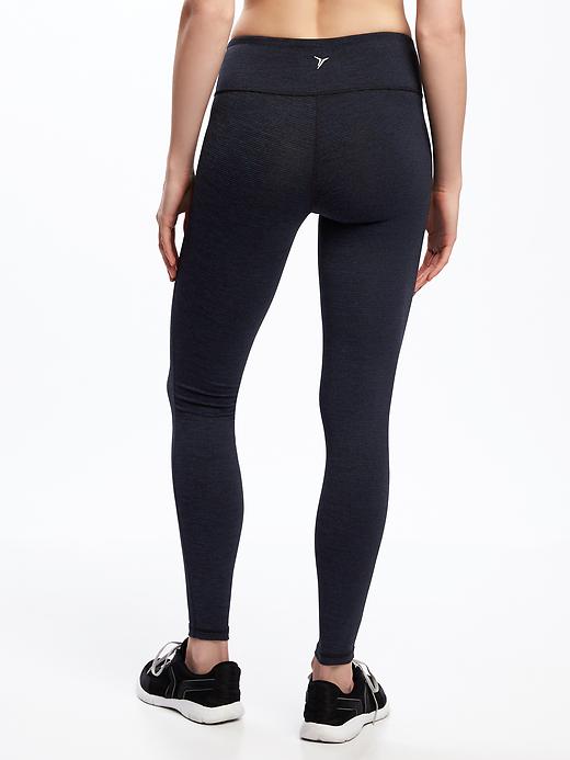 View large product image 2 of 2. Mid-Rise Jersey Performance Leggings for Women