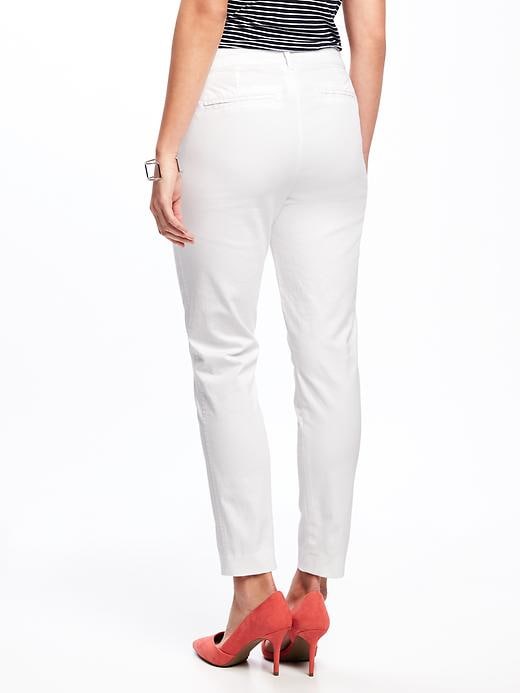 View large product image 2 of 3. Mid-Rise Clean-Slate Pixie Chinos for Women
