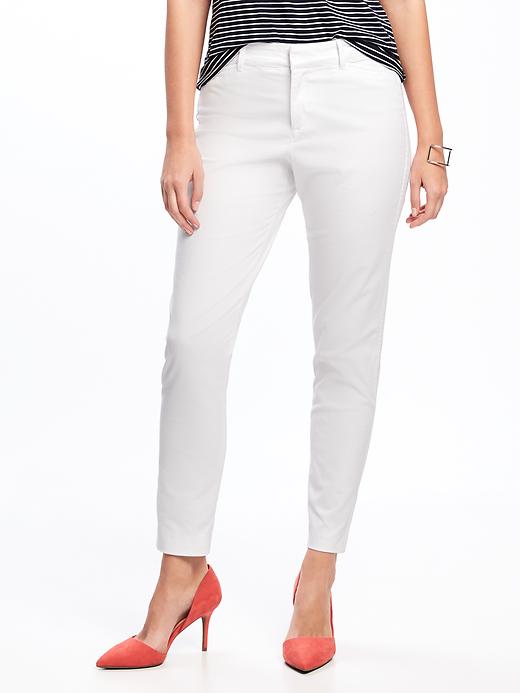 View large product image 1 of 3. Mid-Rise Clean-Slate Pixie Chinos for Women