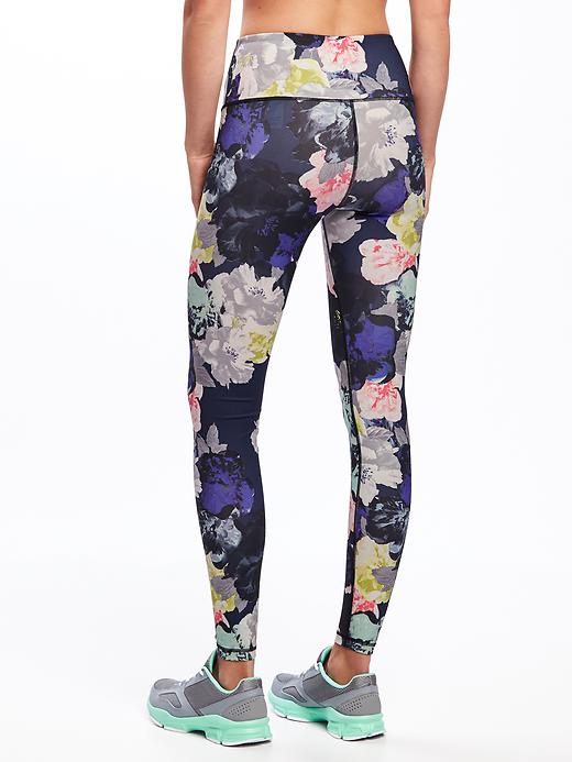 View large product image 2 of 3. High-Rise Printed Compression Leggings for Women