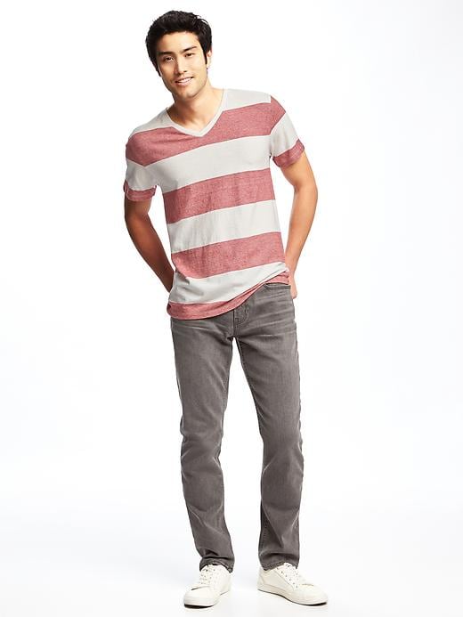 View large product image 1 of 1. Soft-Washed V-Neck Tee for Men