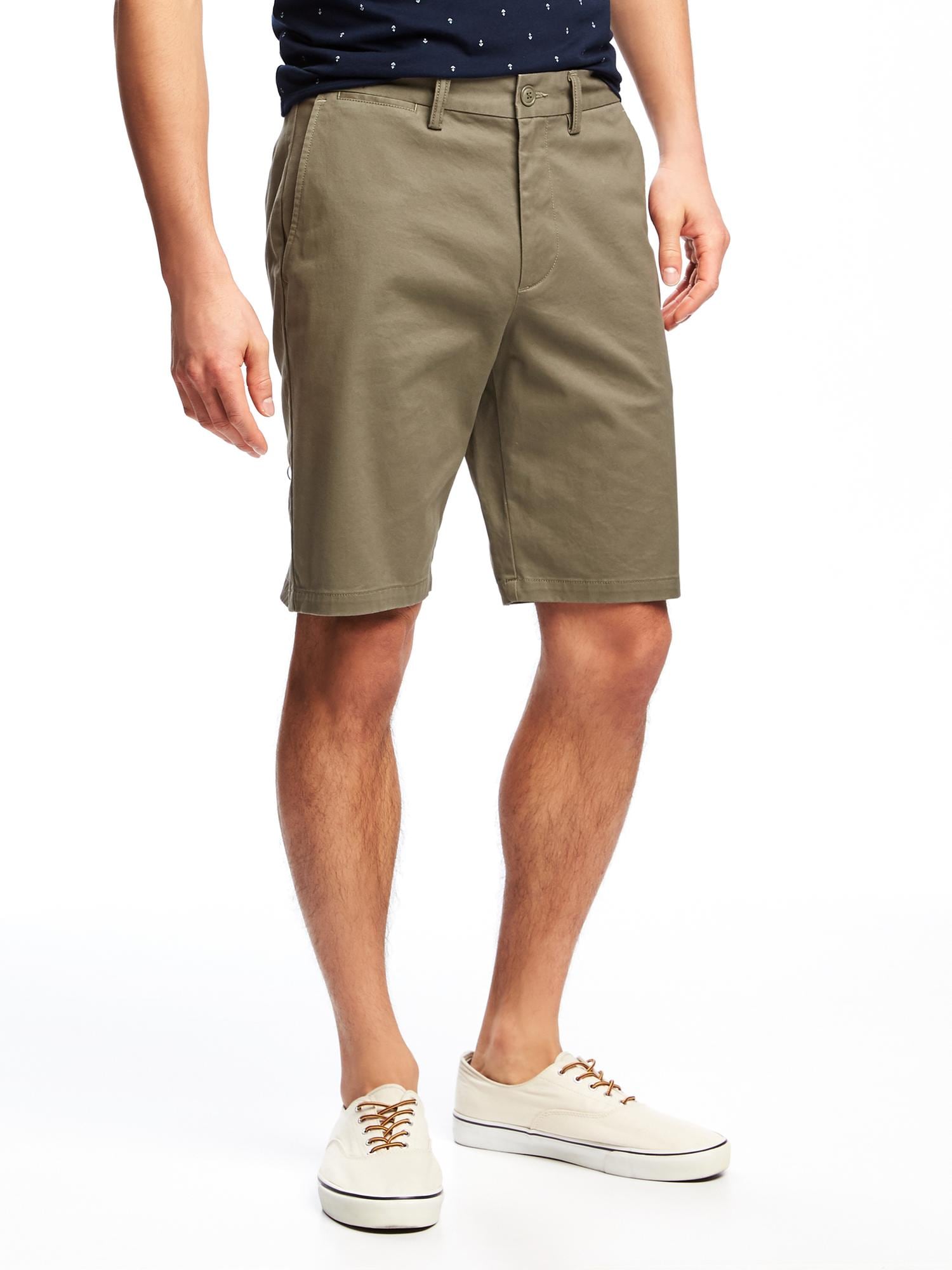 Slim Built-In Flex Ultimate Khaki Shorts for Men (10