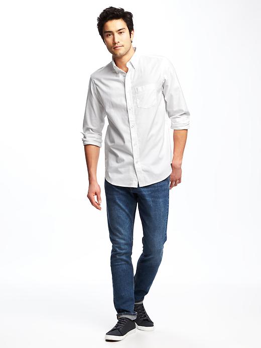 Image number 3 showing, Regular-Fit Built-In Flex Everyday Oxford Shirt for Men