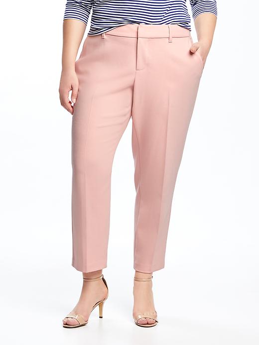 Mid-Rise Secret-Slim Pockets Plus-Size Harper Pants | Old Navy