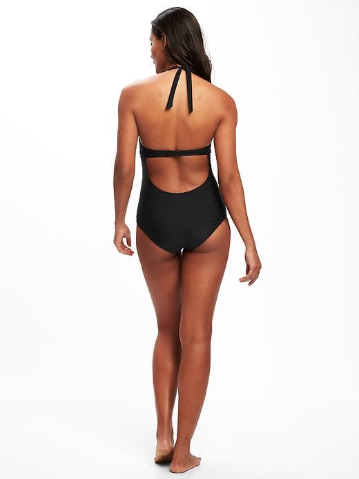 Image number 2 showing, Halter Underwire Swimsuit for Women