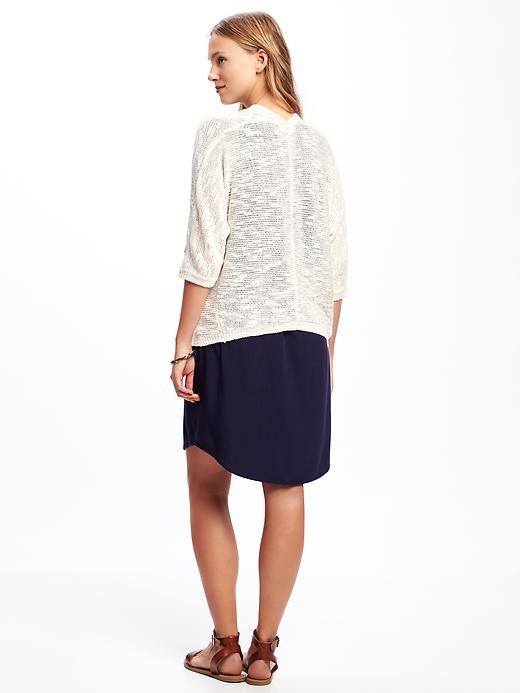 Image number 2 showing, Dolman-Sleeve Open-Front Cardi for Women
