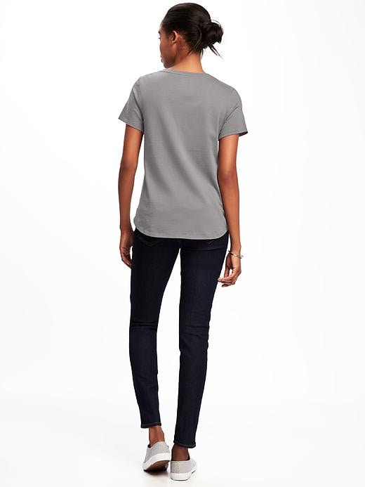 Image number 2 showing, EveryWear V-Neck Tee for Women