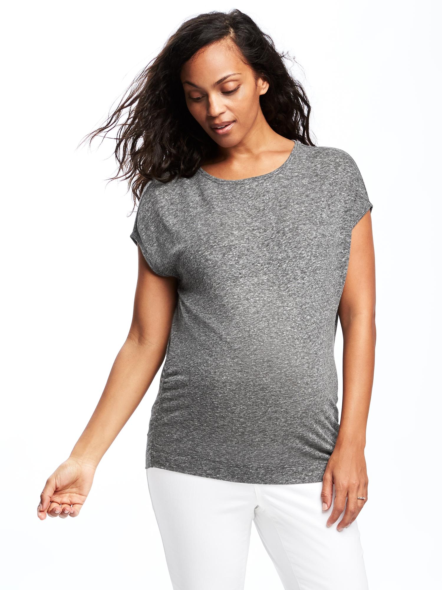 Maternity DolmanSleeve Cocoon Tee Old Navy