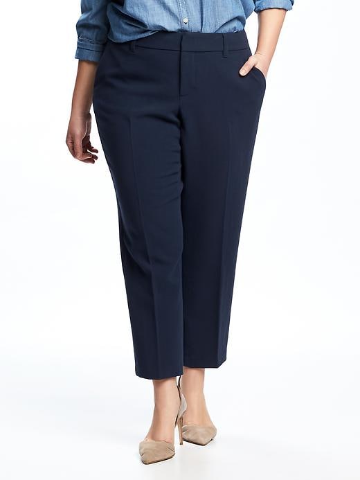 Mid-Rise Secret-Slim Pockets Plus-Size Harper Pants | Old Navy