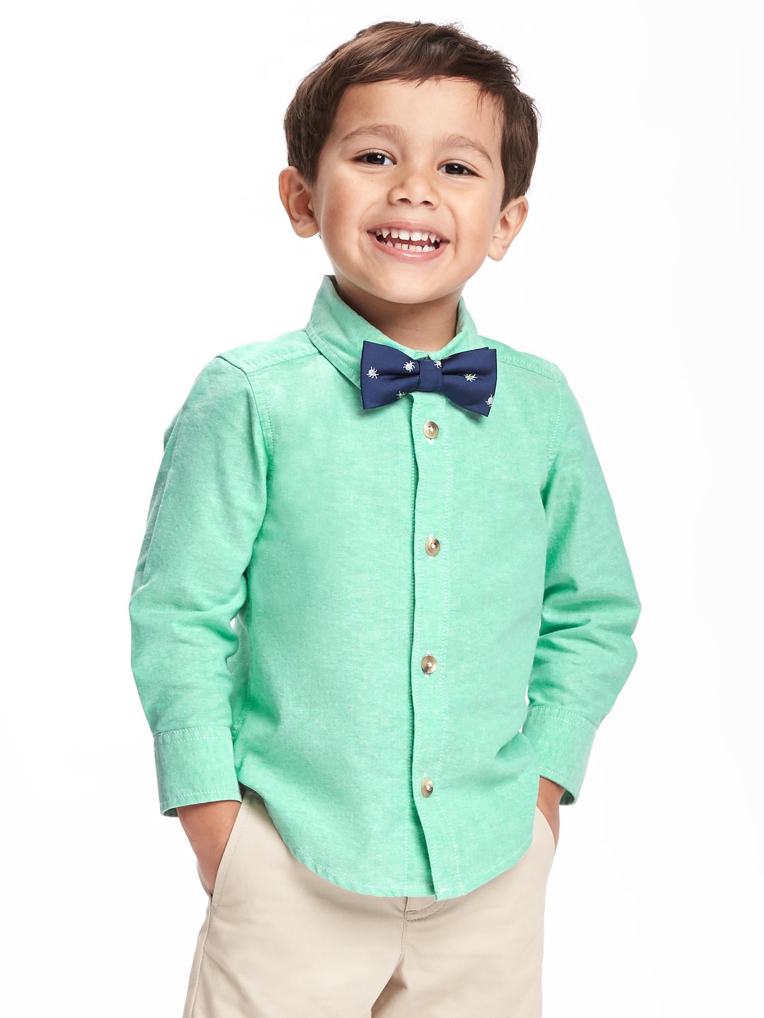 Oxford Shirt & Bow-Tie Set for Toddler Boys | Old Navy