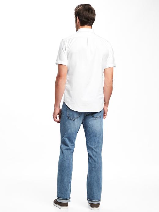 Image number 2 showing, Clean-Slate Built-In Flex Everyday Oxford Short-Sleeve Shirt
