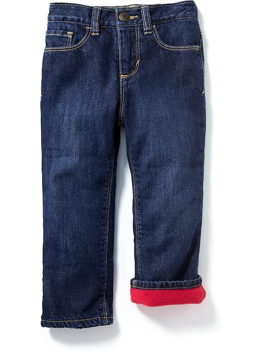 View large product image 1 of 2. Micro Fleece-Lined Jeans for Toddler