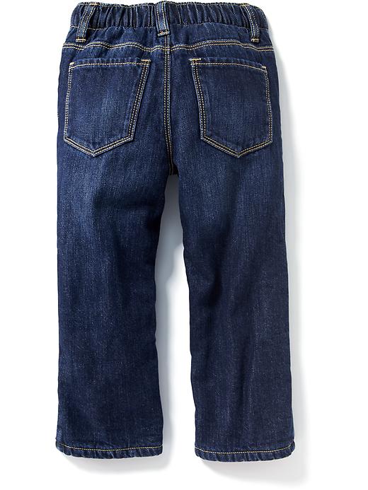 View large product image 2 of 2. Micro Fleece-Lined Jeans for Toddler