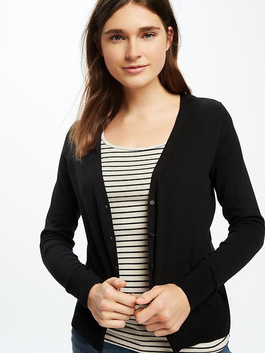 Button-Front V-Neck Cardi for Women | Old Navy