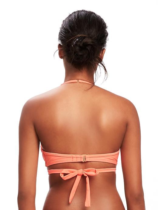 View large product image 2 of 2. Underwire Halter Swim Top for Women