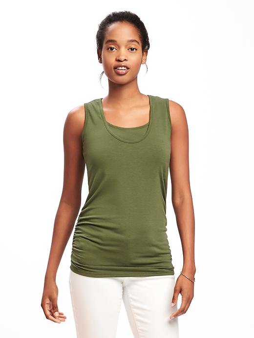 Image number 1 showing, Maternity Fitted Nursing Tank